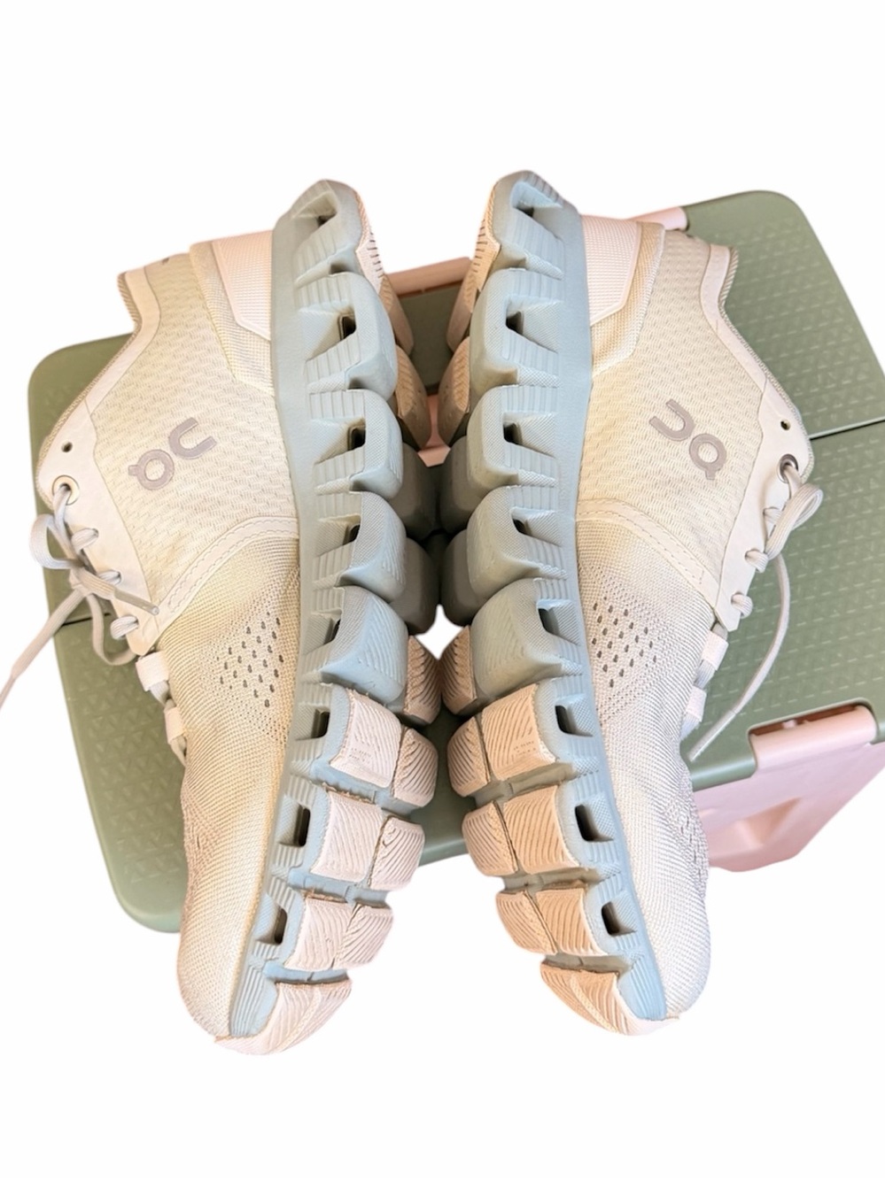 On Cloud X Shift Women’s Road Running Shoes  White/Teal size 8 - Picture 8 of 12
